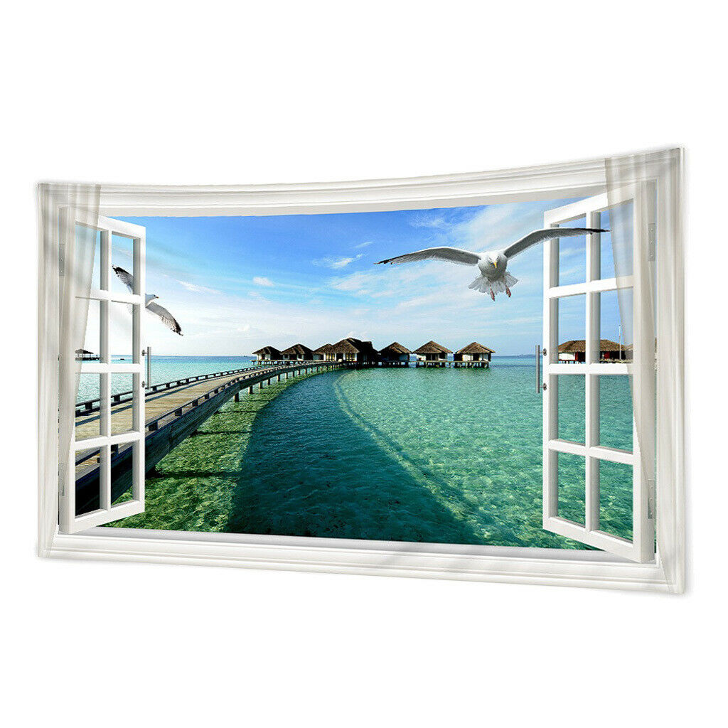 Landscape Wall Hanging Bedding Tapestry, Picnic Mat, Doormat, Yoga Rug