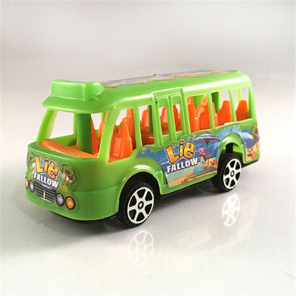Plastic School Bus Kids Toys American Student Pull Back Kids Gifts Toys MEBDDD