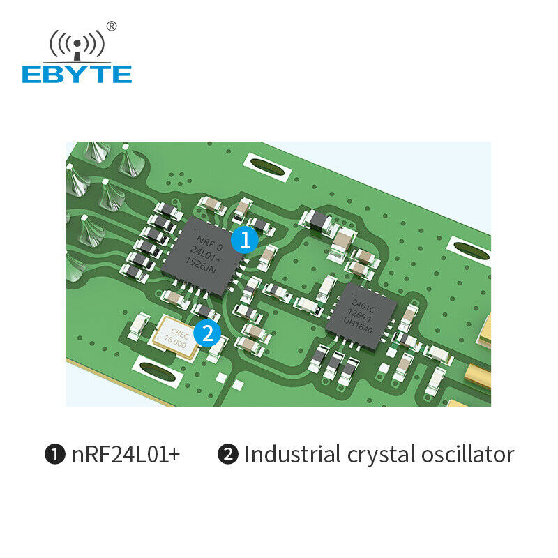 nRF24L01P E01-ML01DP5 2.4GHz nRF24L01 PA LNA RF Wireless Transceiver RF Module