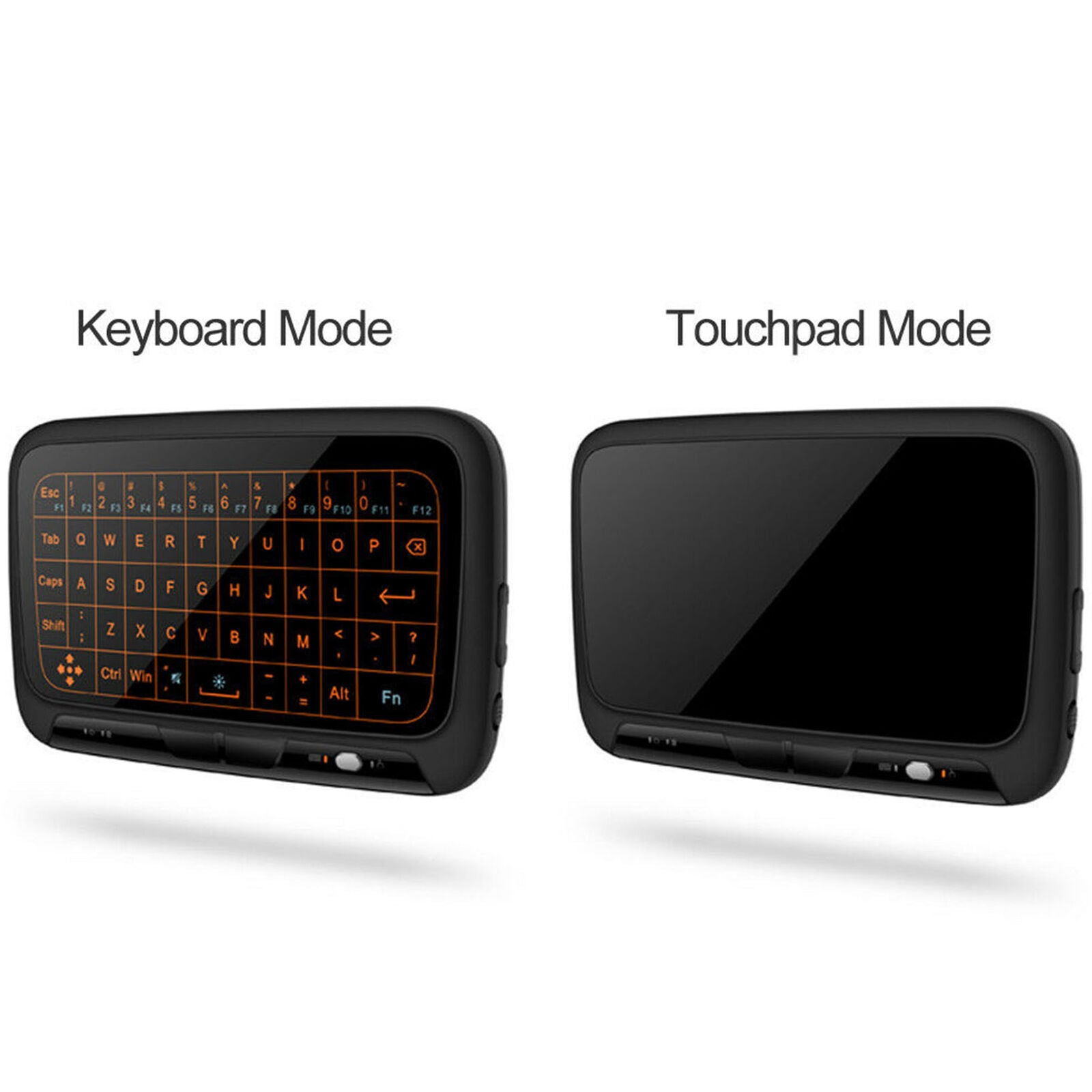 H18+ Mini 2.4G Wireless Keyboard Full Touchpad Backlight Large Pad for TV BOX PC
