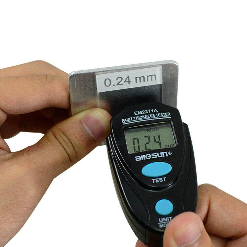 1pc LCD Digital Car Paint Coating Thickness Probe Tester Gauge Meter Measuring