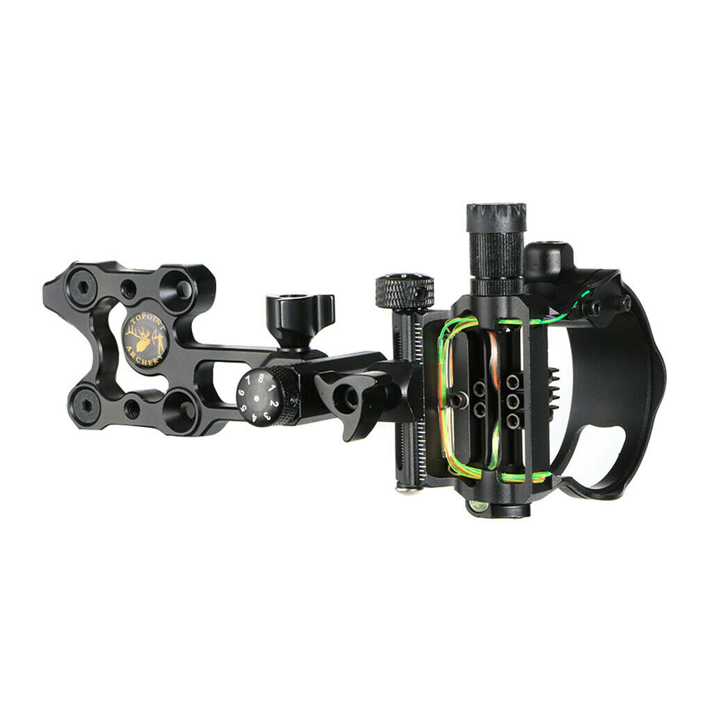 Micro 5 Pin Bow Sight .019" Fiber Compound Bow Sight Archer Accessories