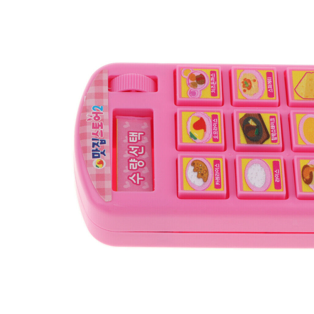 Pretend Play Food Store Set, Dessert, Food Ordering Machine, Cash and Other