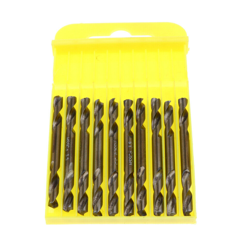 10 Pcs 10 Pcs HSS Drill Bits Double Sided Heavy Duty