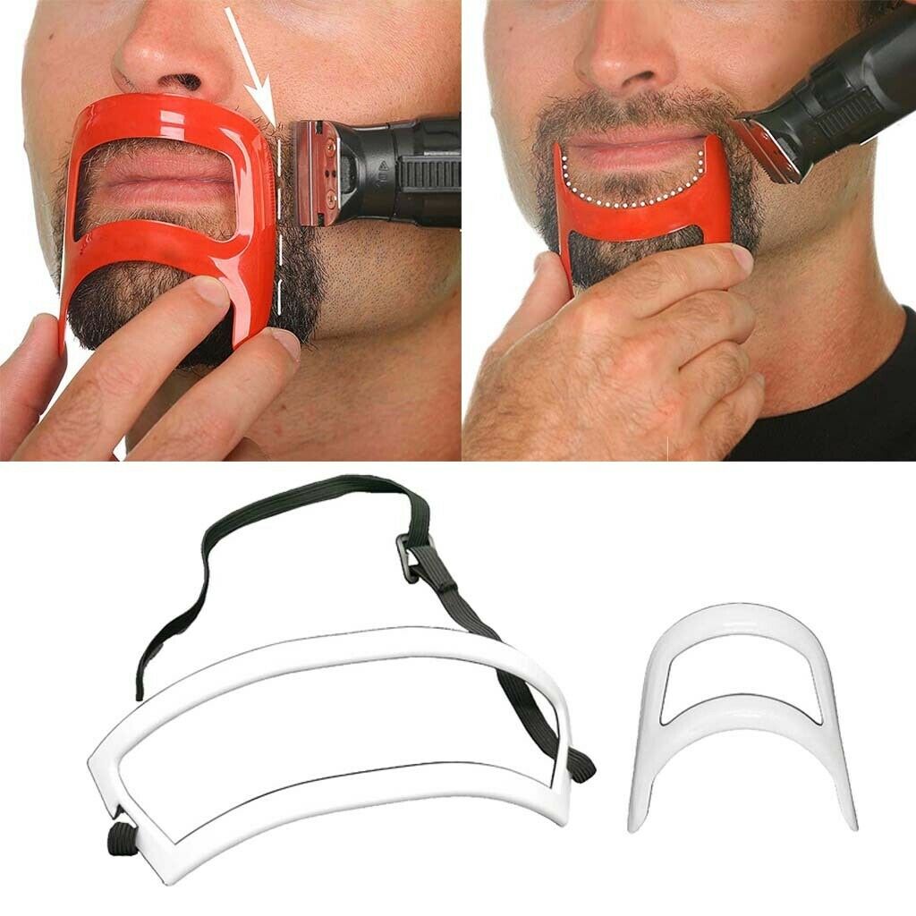 Neck Hair Line Guide Neckline Haircut Beard Shaving Template Shaper Rulers