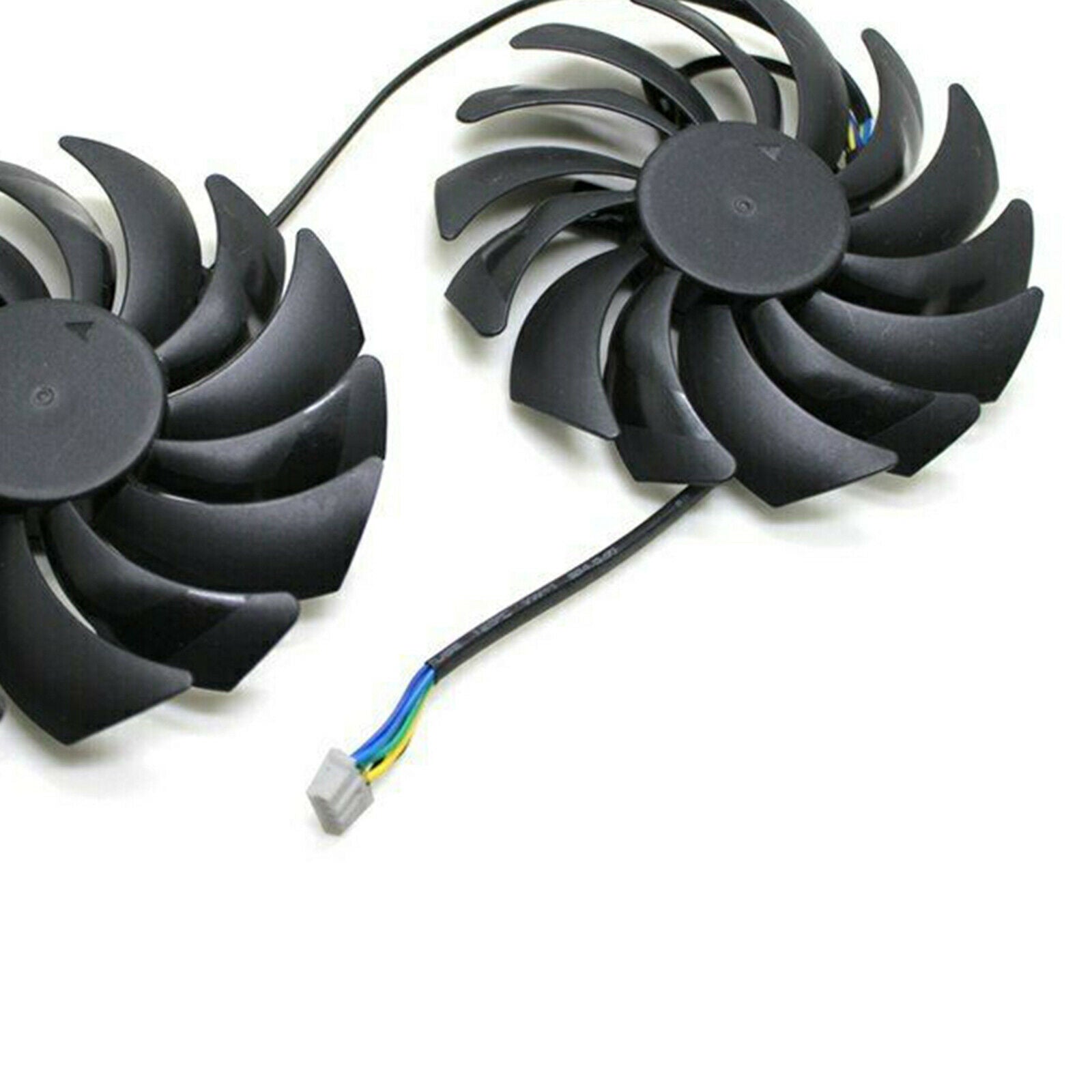 2x 92mm Graphics Card Cooling Fan 4 Lines 25dBA 0.40A for MSI GTX1080Ti 1070
