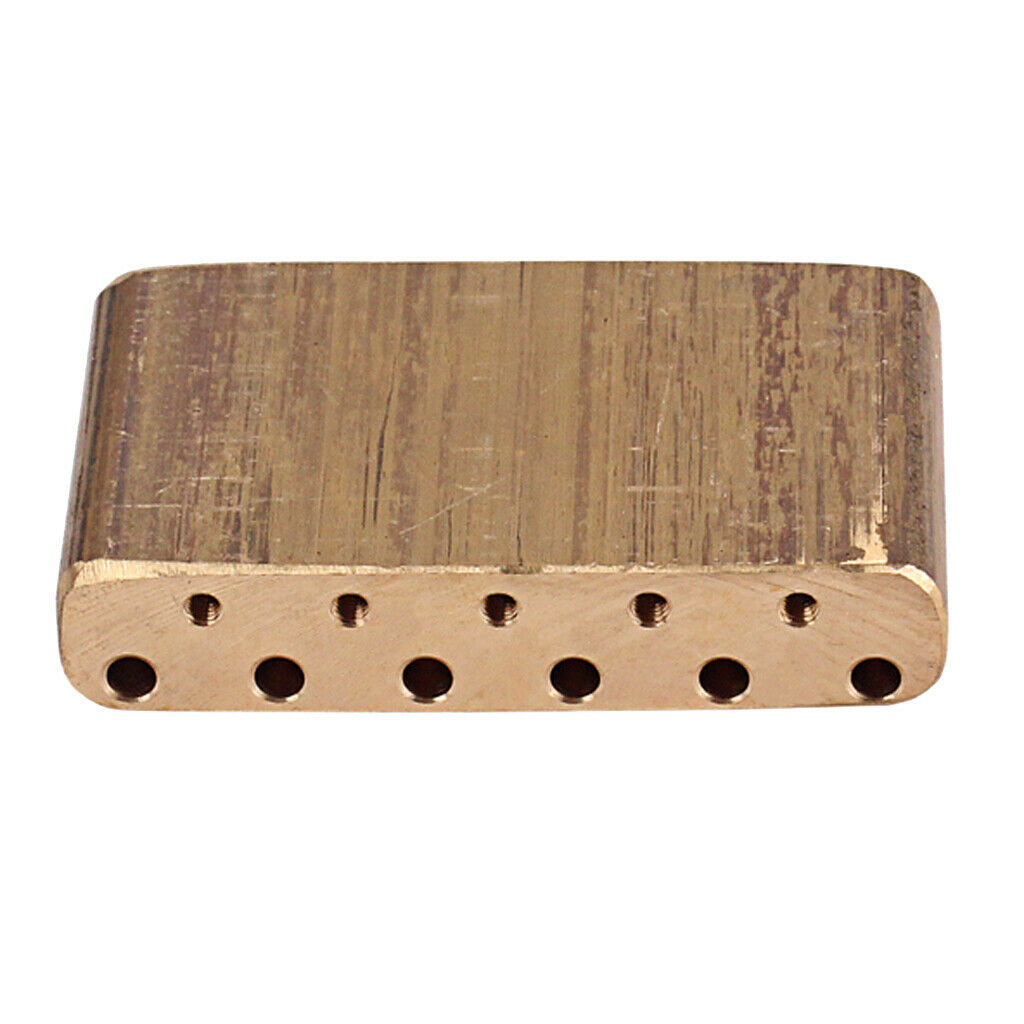 Brass   Electric   Guitar   Tremolo   Bridge   Block   DIY   Musical