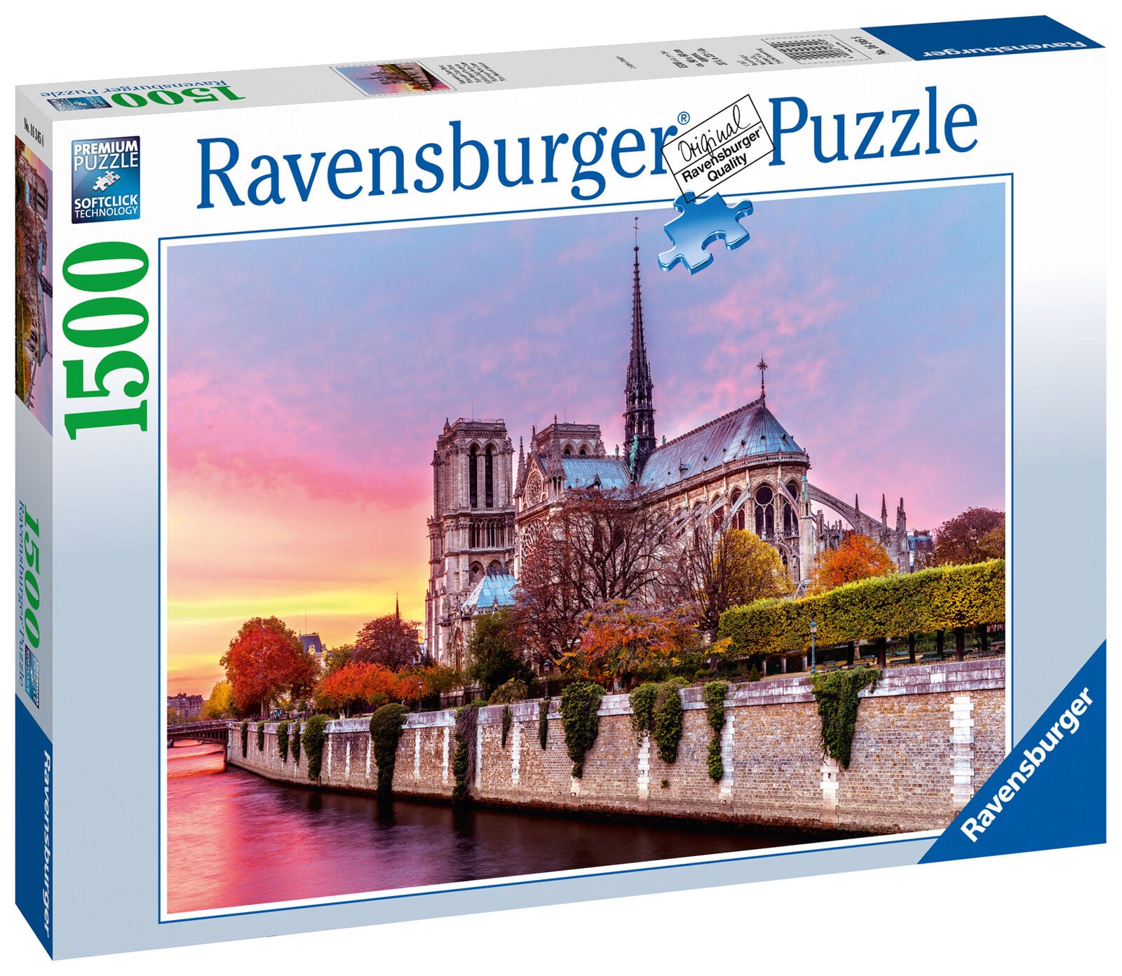 16345 Ravensburger Picturesque Notre Dame Jigsaw Puzzle 1500pcs Age 12 Years+