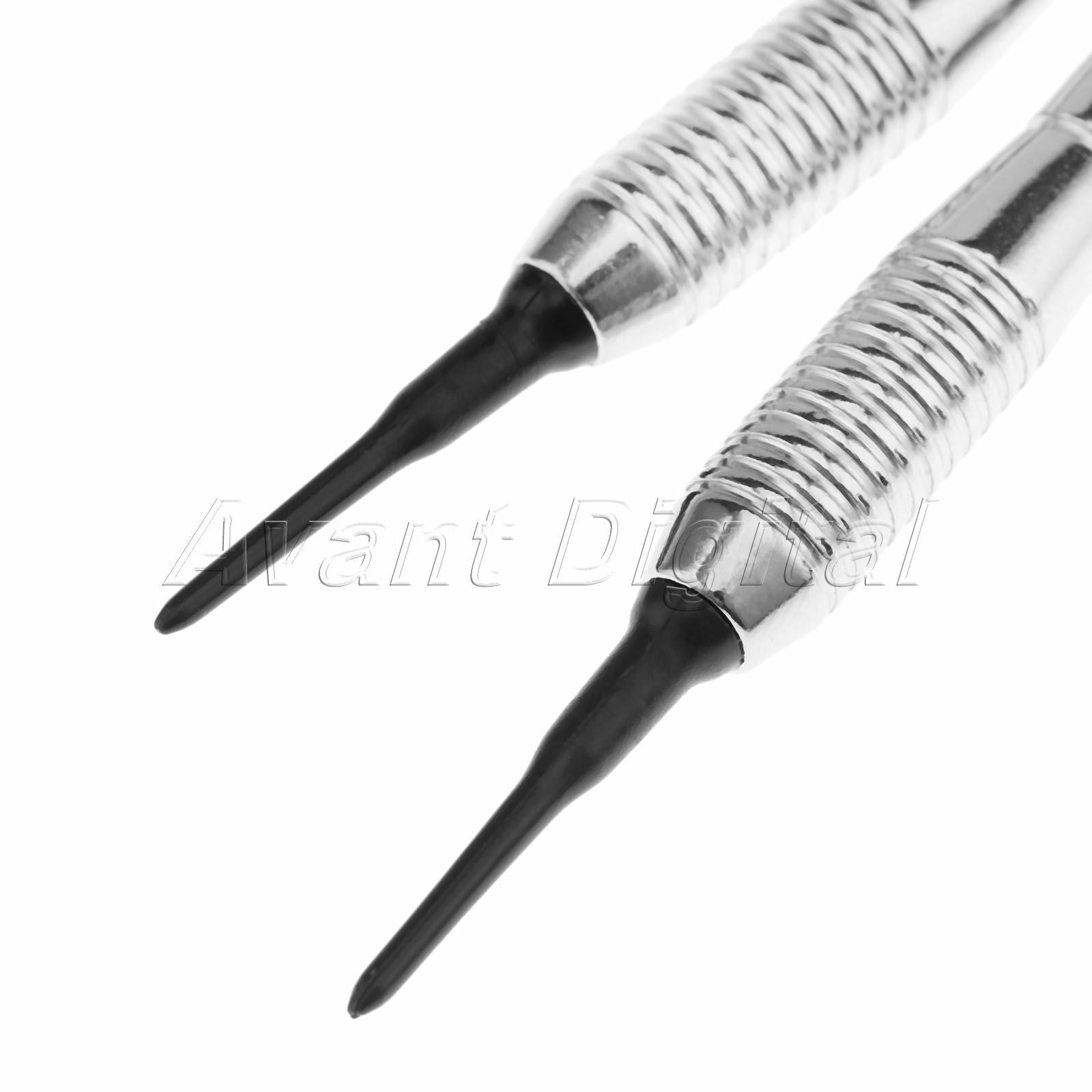 100 Pcs Durable Soft Tip Replacememt Nylon Point Soft Tip Darts Tools Black
