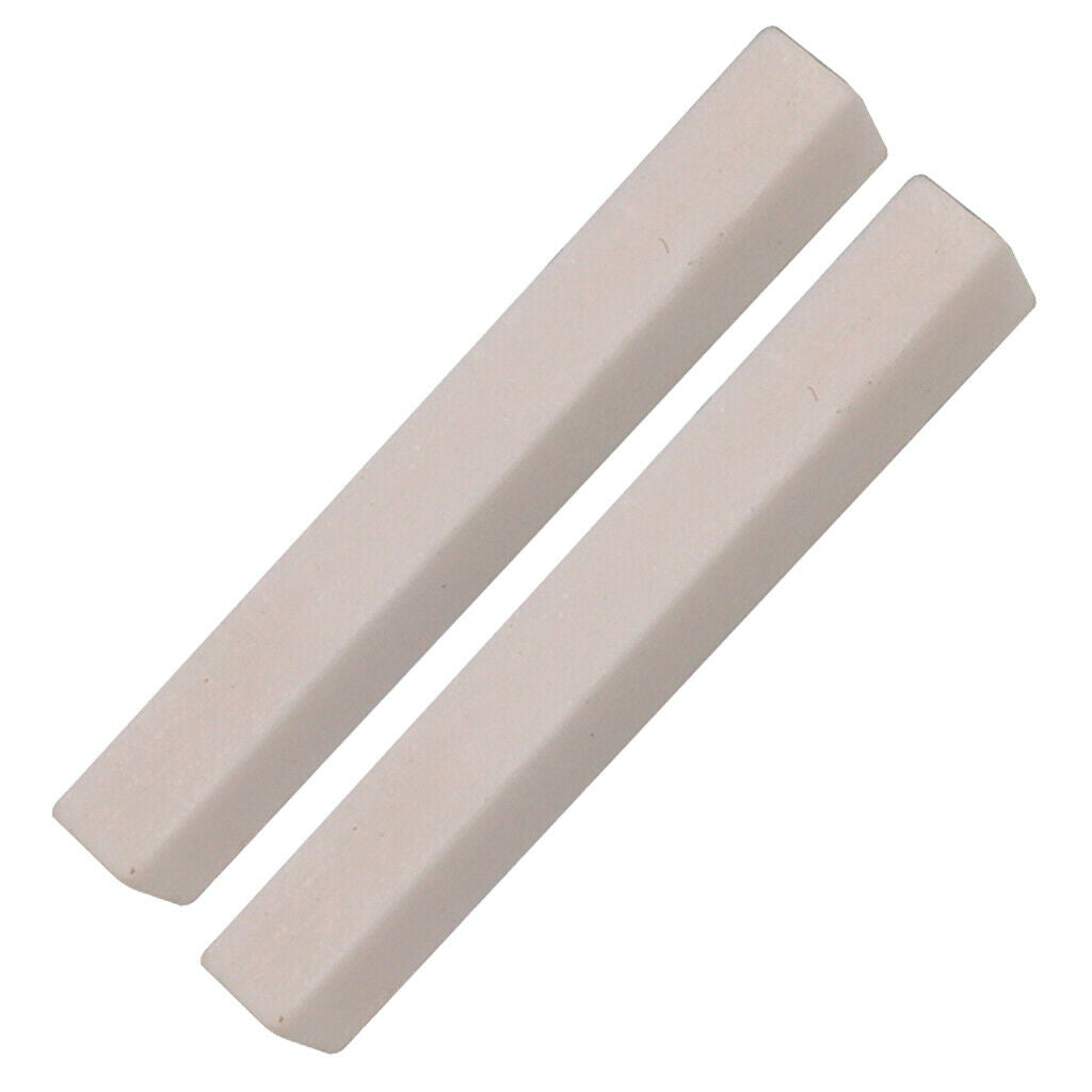 2pc DIY Hard Bone Blank Nut for Banjo Ukulele Acoustic Guitar