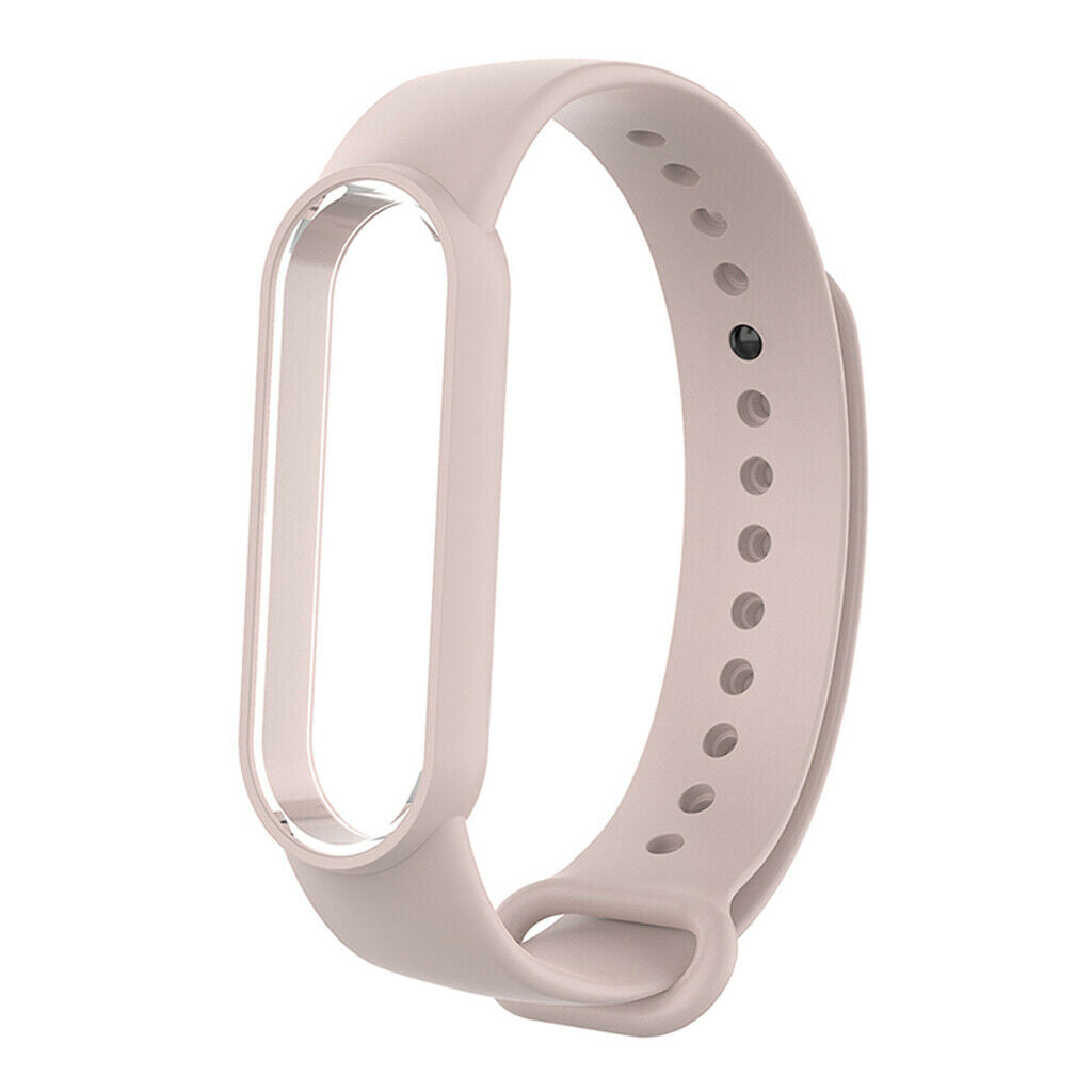Replacement Silicone Band Watch Strap for  MI Band 5 New Light Pink
