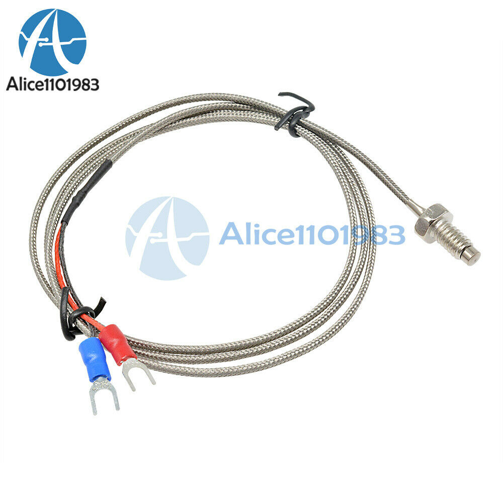 5PCS 1M 3.3ft K Type Thermocouple Temperature Controller 0-800C Sensor Probe