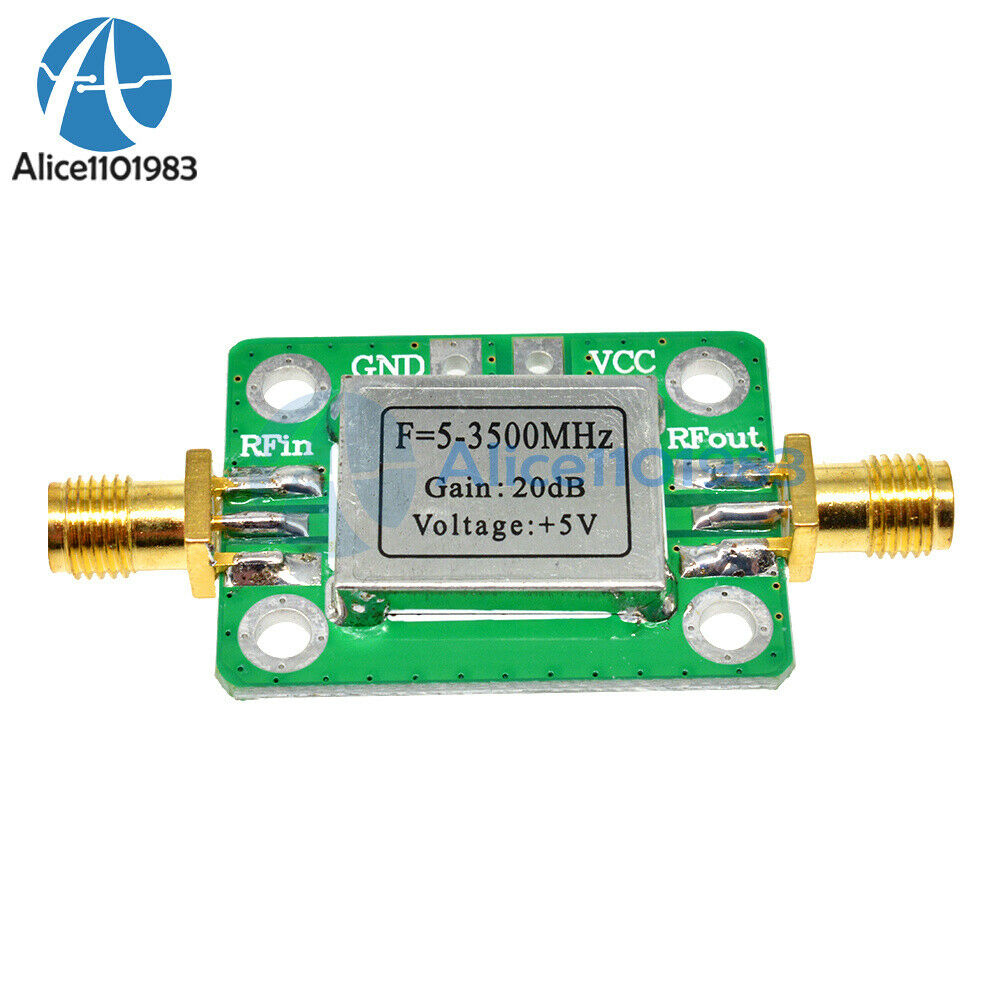 5-3500MHz 20dB with Shielded RF Broadband Low Noise Signal Amplifier Module