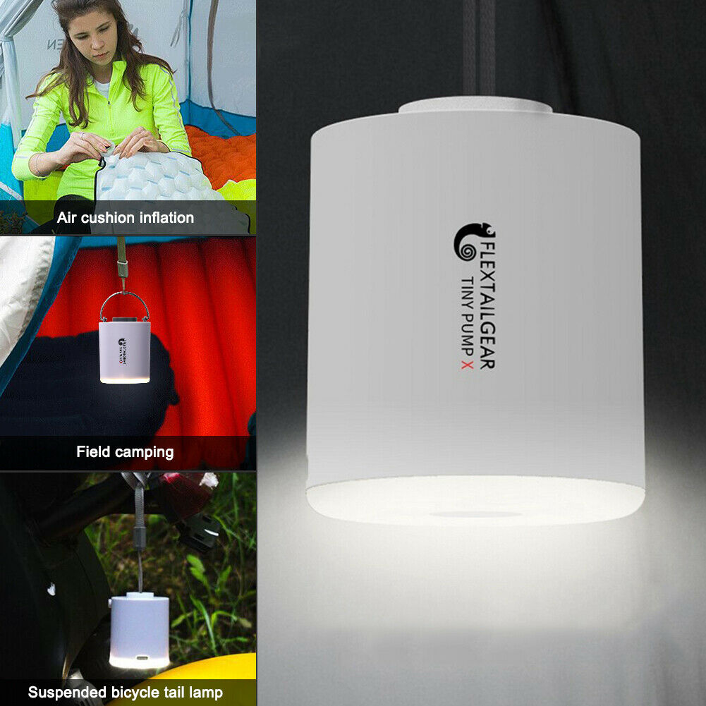 Mini Inflatable Pump Ultralight USB Charging Outdoor Air Pump Camping Light