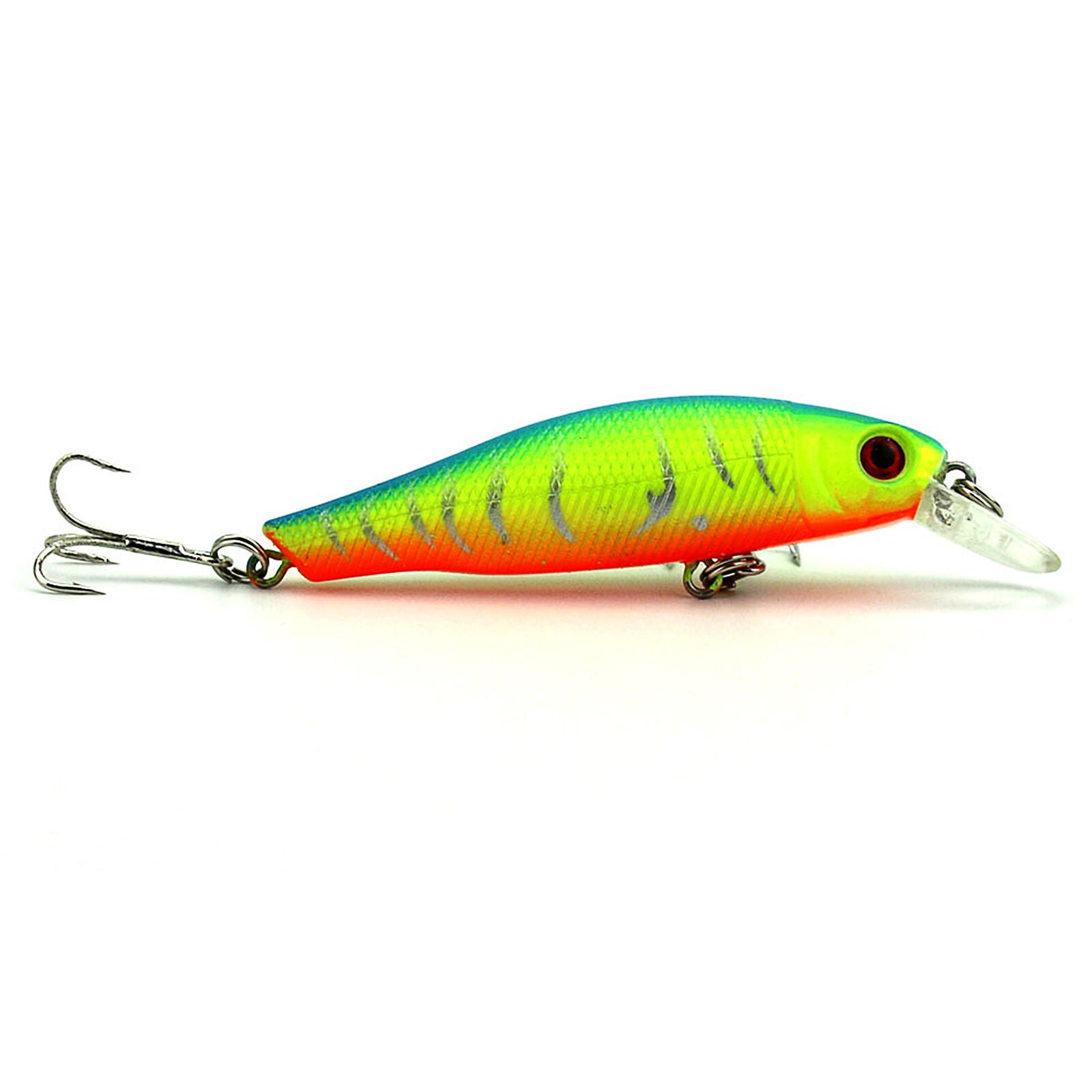 6 PCS 6# Hooks Minnow Fishing Lure Set Hard Lure Bait 8.5cm/8.9g