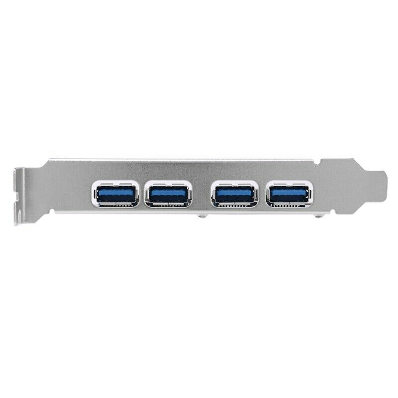 4 Port Usb 3.0 Pci Express Expansion Card Pcie Pci-E Usb 3.0 Host Controller 4U9