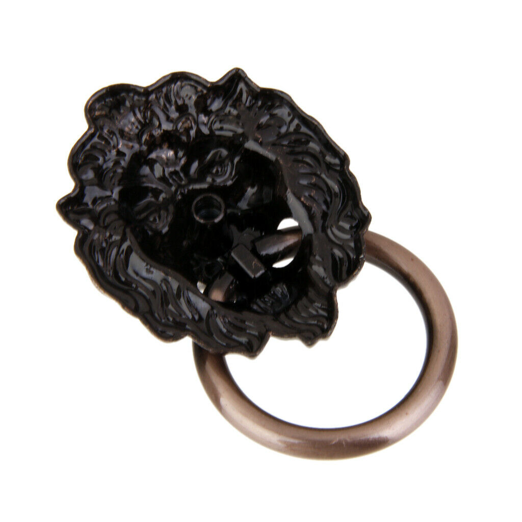 10pcs Zinc Alloy Lion Head Knob Pull Handle Door Hardware for Cabinet Dresser