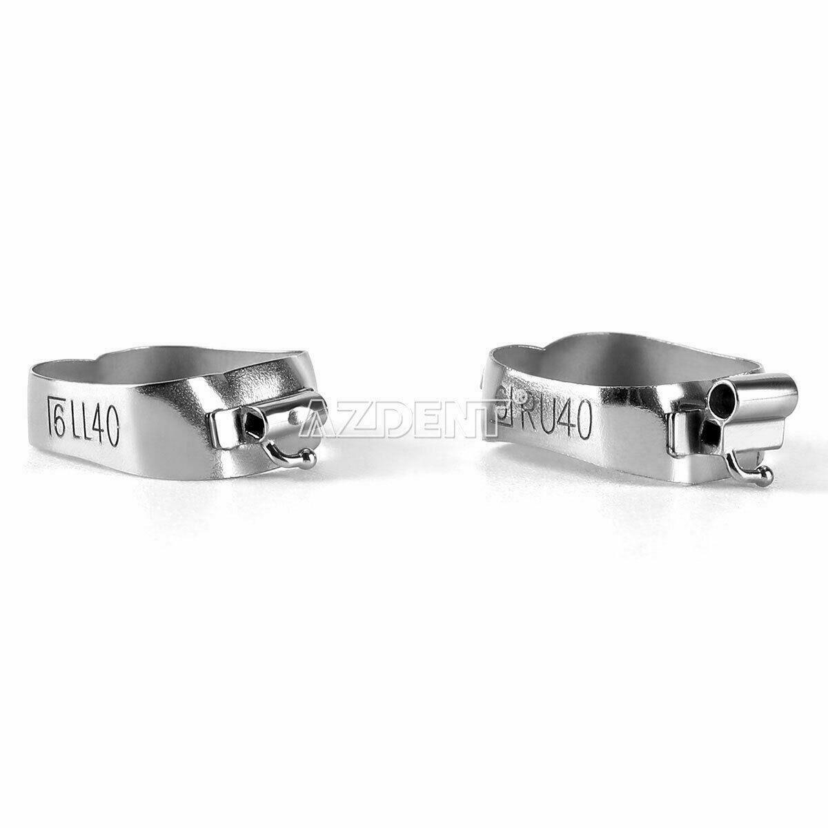 Dental Ortho1st Molar Bands Double Buccal Tubes 1st Molar U2L1 Non-Conv Roth.022