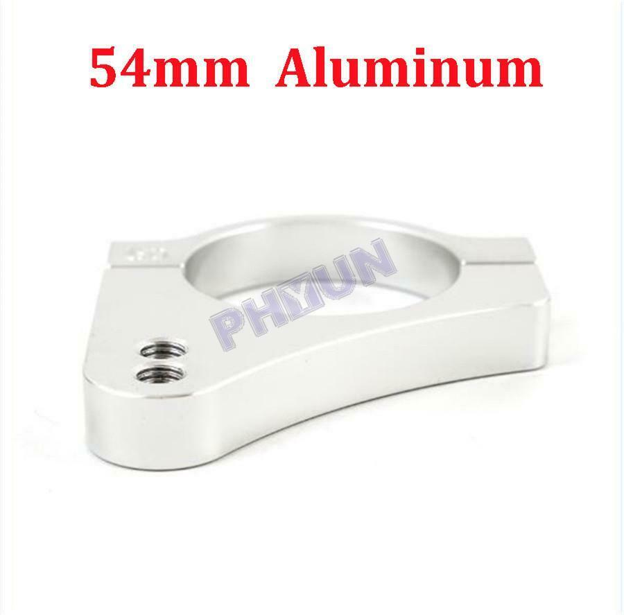 54mm Motorcycle CNC Aluminum Fork Steering Damper Clamp Bracket Thread Pitch 8MM