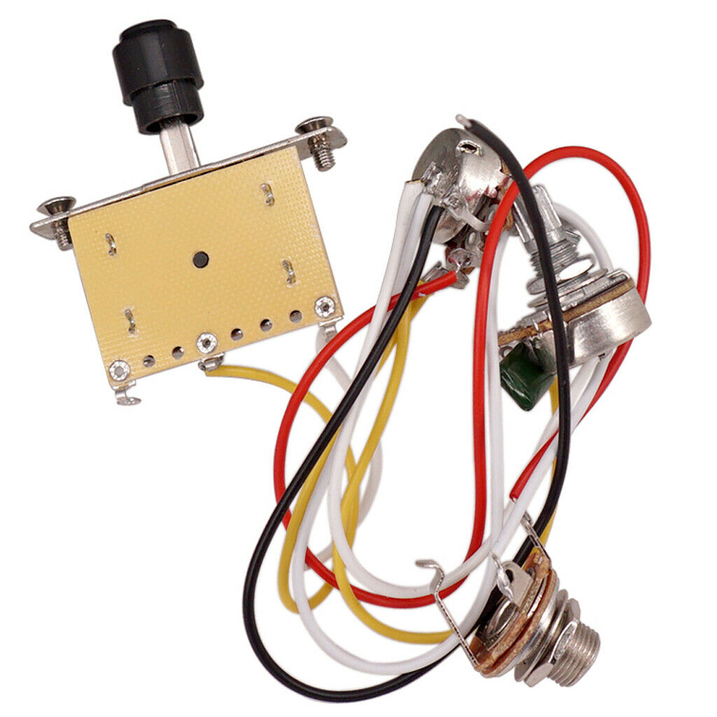 Electric Guitar Prewired 3 Way Switch Wiring Harness for Guitar Accessory