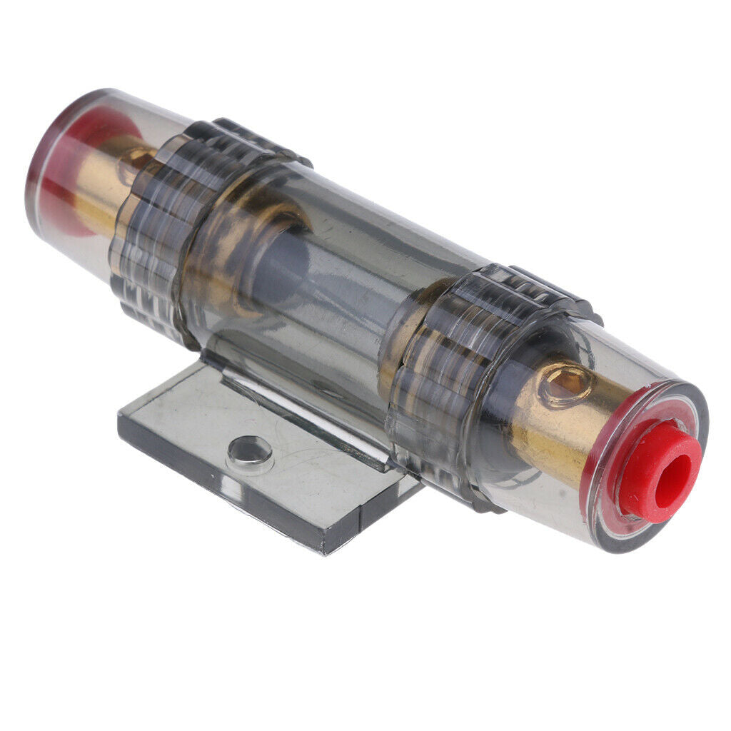 60A Auto Glass Fuse Holder Melting Block for Car Speaker FH-002
