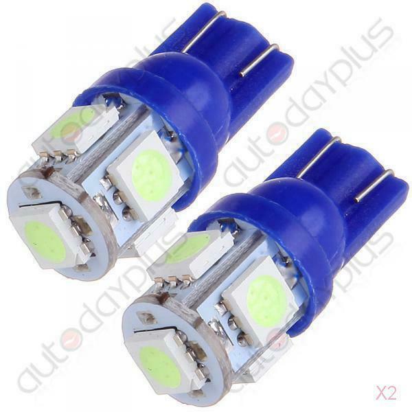 20pcs T10 184 192 193 194 259 W5W 5SMD 5050 LED Ice Blue Car Wedge Light Bulb