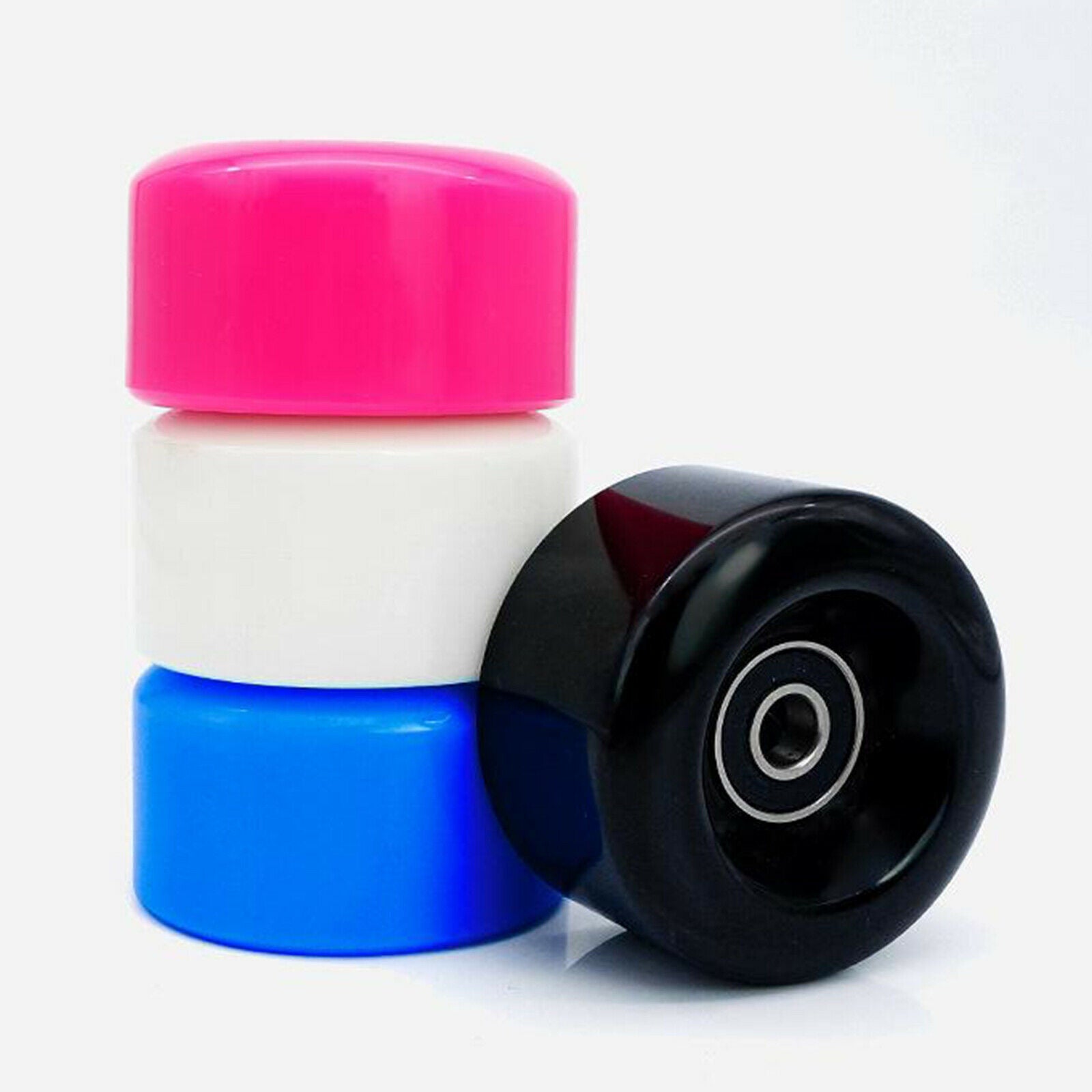 2X Inline Skate Wheel PU Wear-Resistant 58mm 82A Wheels Replacement White