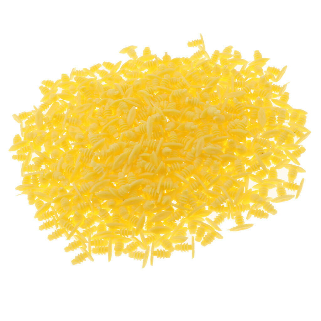 2000 Pieces ABS Car Sealing Strip Panel Rivets Fasteners Universal fit