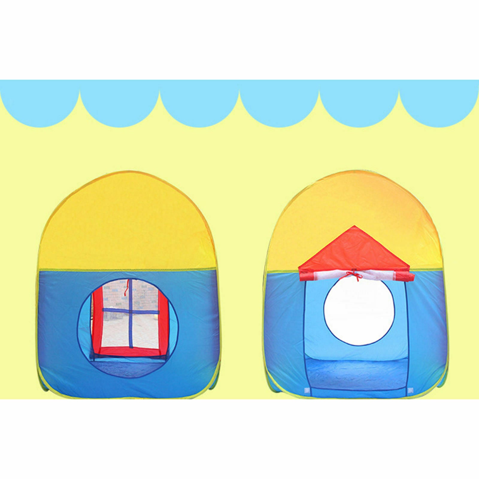 Collapsible Kids Play Tent Toddlers Playhouse Outdoor Indoor Quick Set up