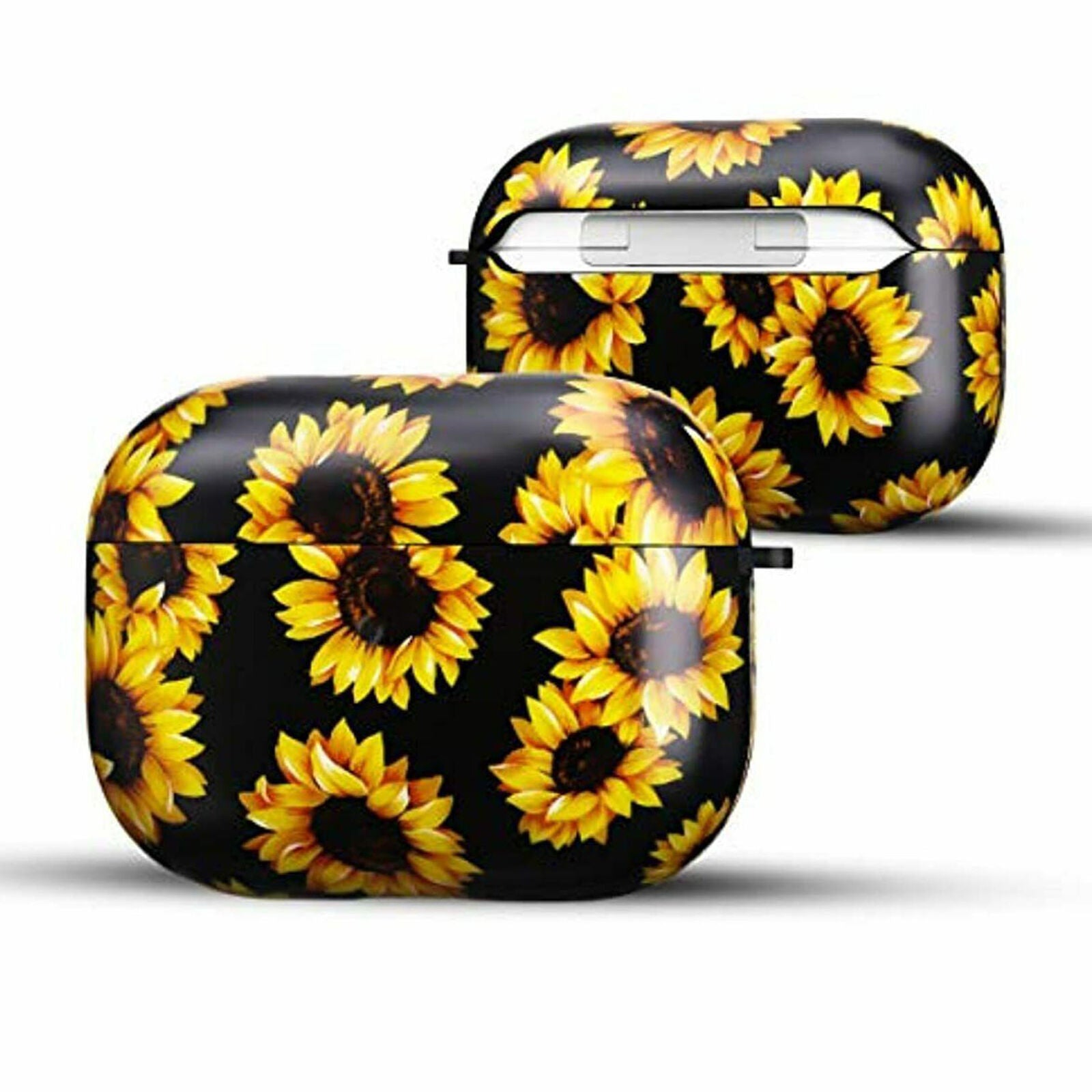 Sunflower For Airpod Pro Case Flexible Silicone Cover Cute Flower Floral Yellow