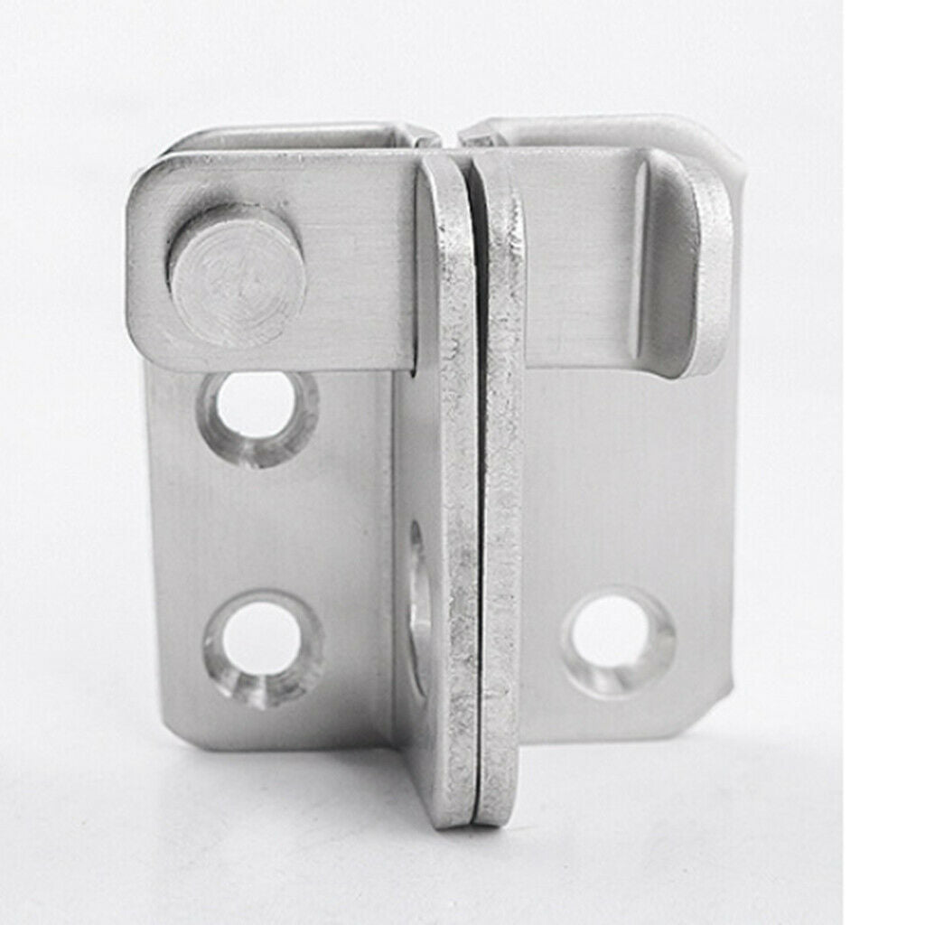 10PCS (Left Open) Stainless Steel Safety Door Latches, Solid Gate Latches/Lock