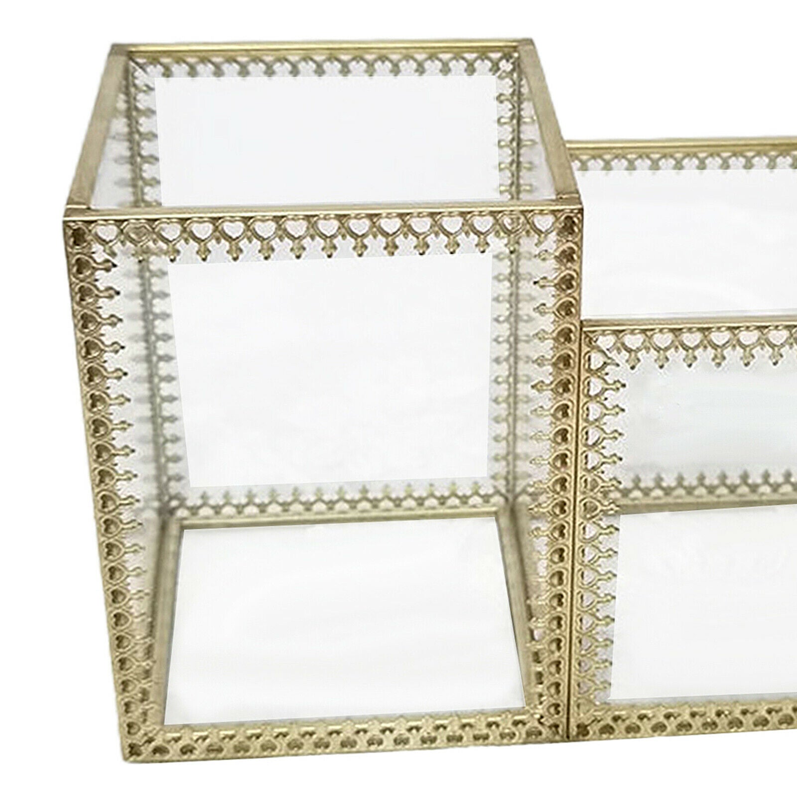 Makeup Brush Pen Holder, Handcrafted Clear Glass Cosmetic Brushes Organizer