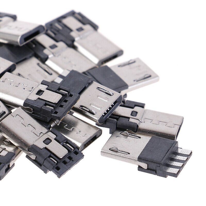 20Pcs 4 Pin USB Connector Jack Tail USB Plug Sockect Terminals Male Connect r Kt