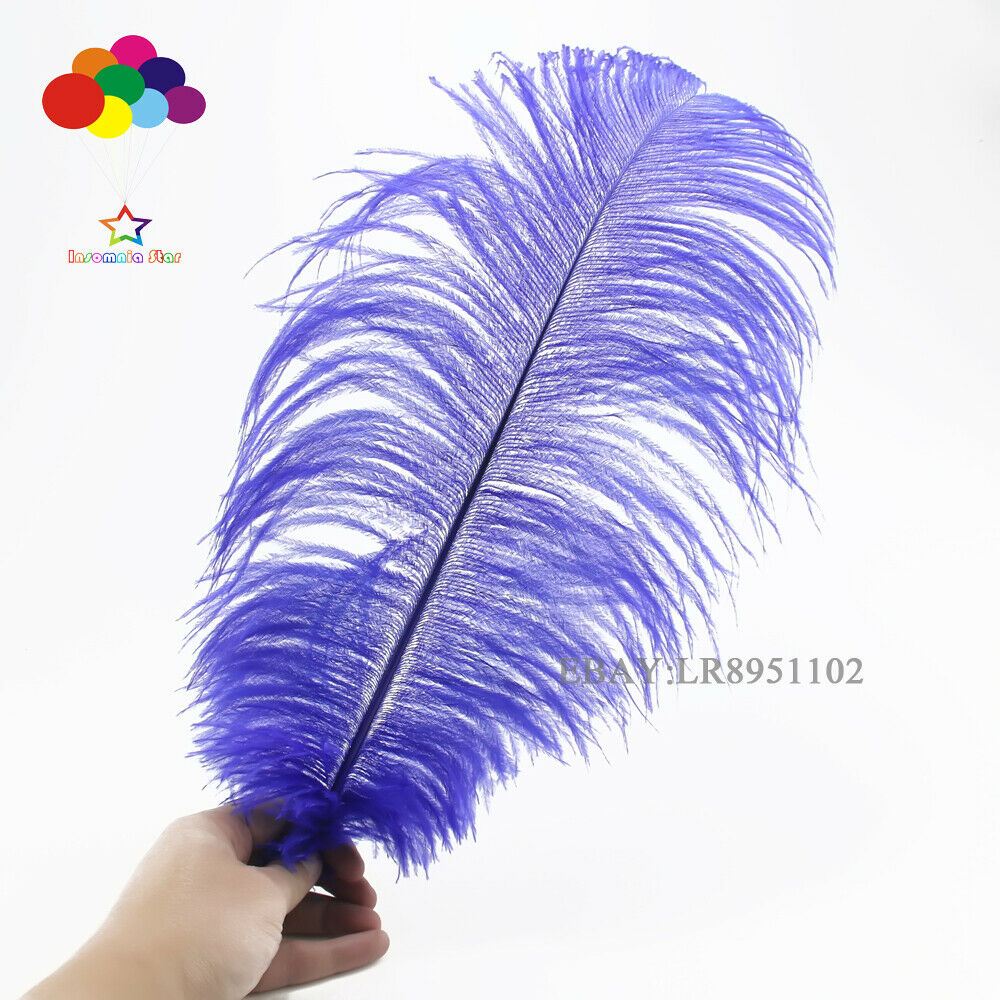 100pcs Royal 6-8 inch ostrich feather plume for wedding centerpiece decor party