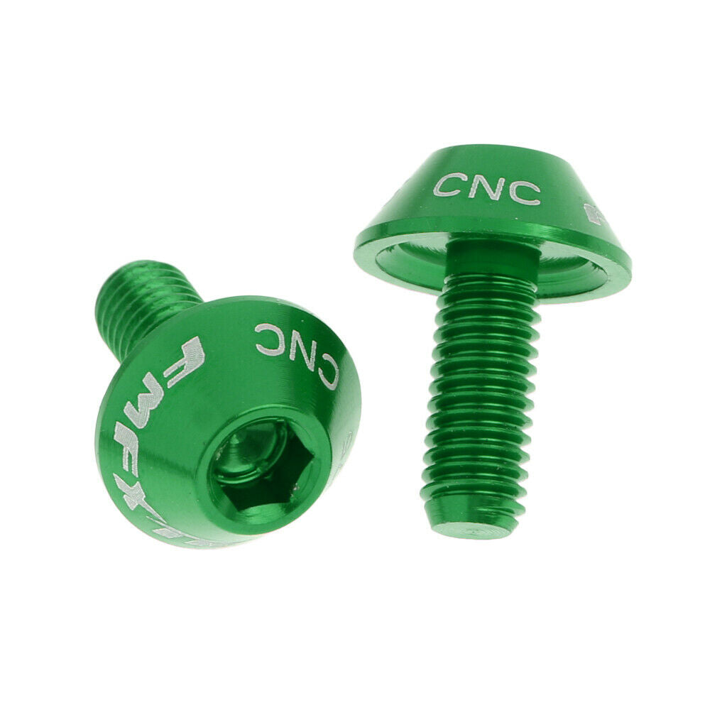 6pcs Bike Water Bottle Cage Bolt 5 x 12mm Screws for Mountain Bike Bicycle Easy