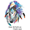 Multicolor Horse Patches Home Heat Iron on Transfer Stickers DIY Clothes Dec Lt