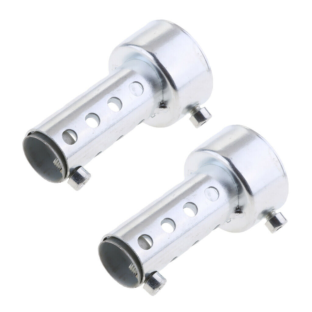 2pcs Universal Exhaust Baffle fit 80mm/3inch Drag Pipes Silencer (Baffle O.D.