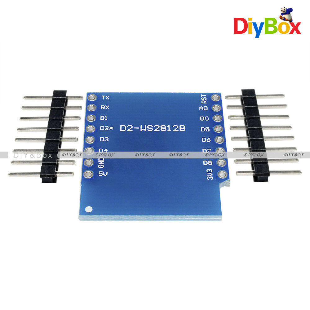WS2812B RGB WeMos D1 WIFI Dev ESP8266 Development Kit Board NodeMCU for Arduino