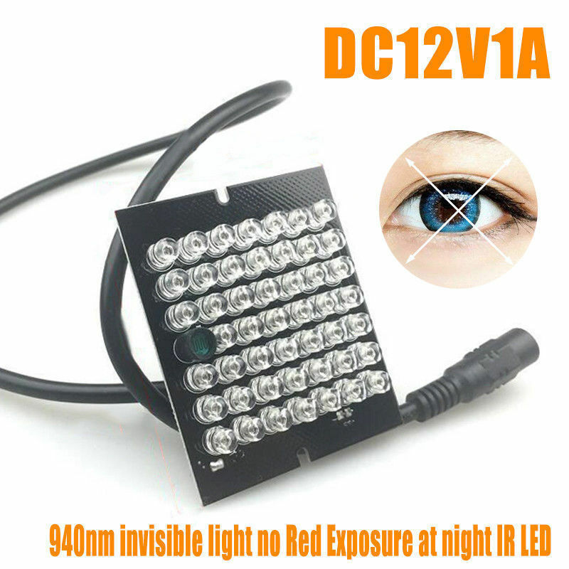 Infrarouge Illuminateur Clair 48pcs LED Board Invisible DIY CCTV Nuit Vision L80
