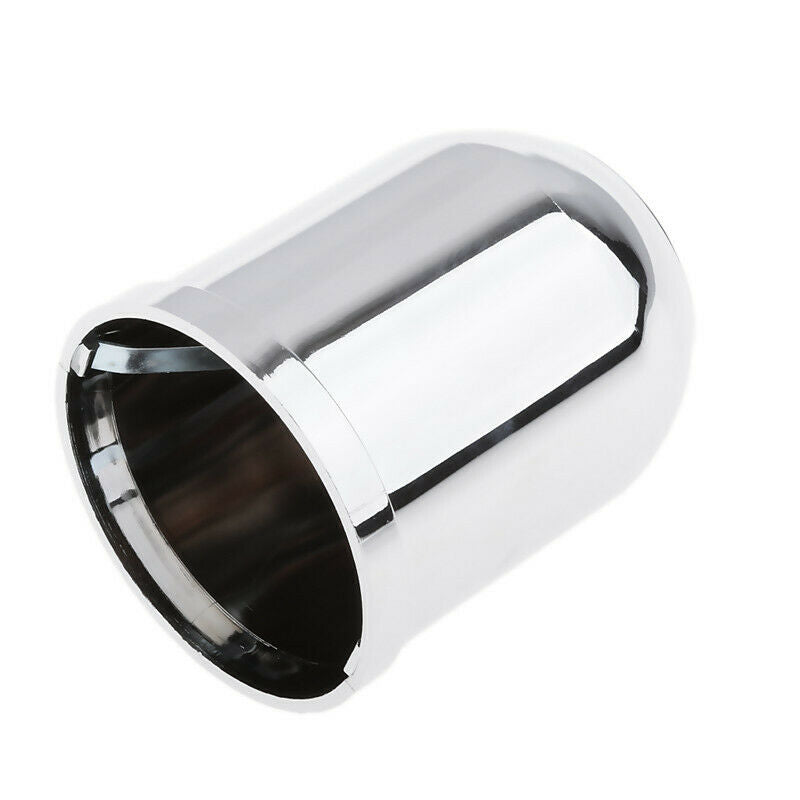 50mm Car Trailer Ball Cap Protective Cover Plastic Chrome Plated Clip Tow Bar