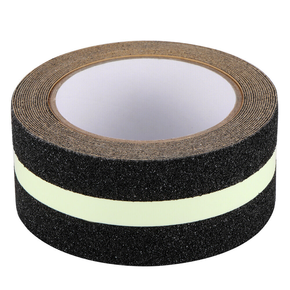 5M PVC Frosted Anti-Slip Adhesive Tape Glow In the Dark Safety for Stairs Floor
