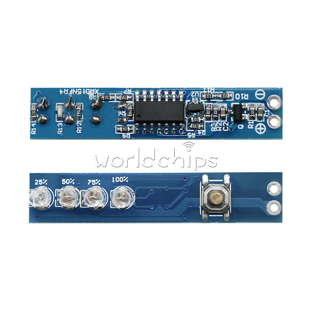 1S 18650 Lithium Battery Capacity Indicator Module Board LED Display Panel Power