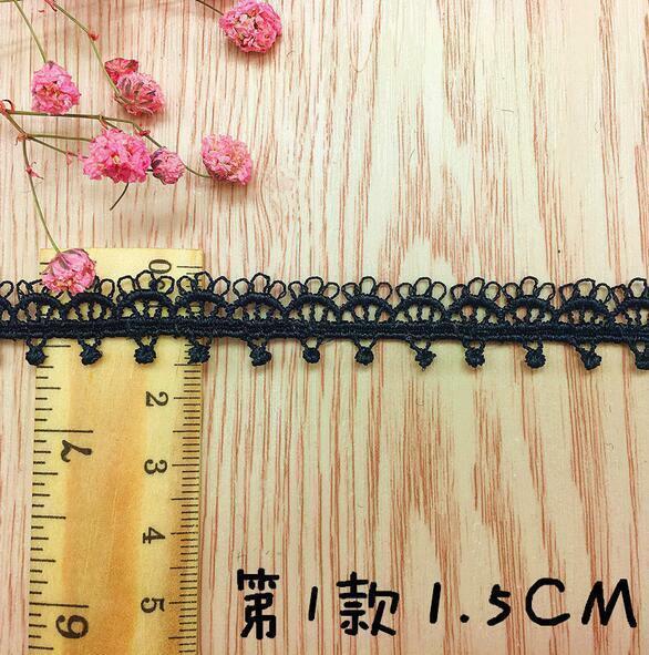 10 Yards flowers embroidery lace Trim choker Jewelry Clothing accessories