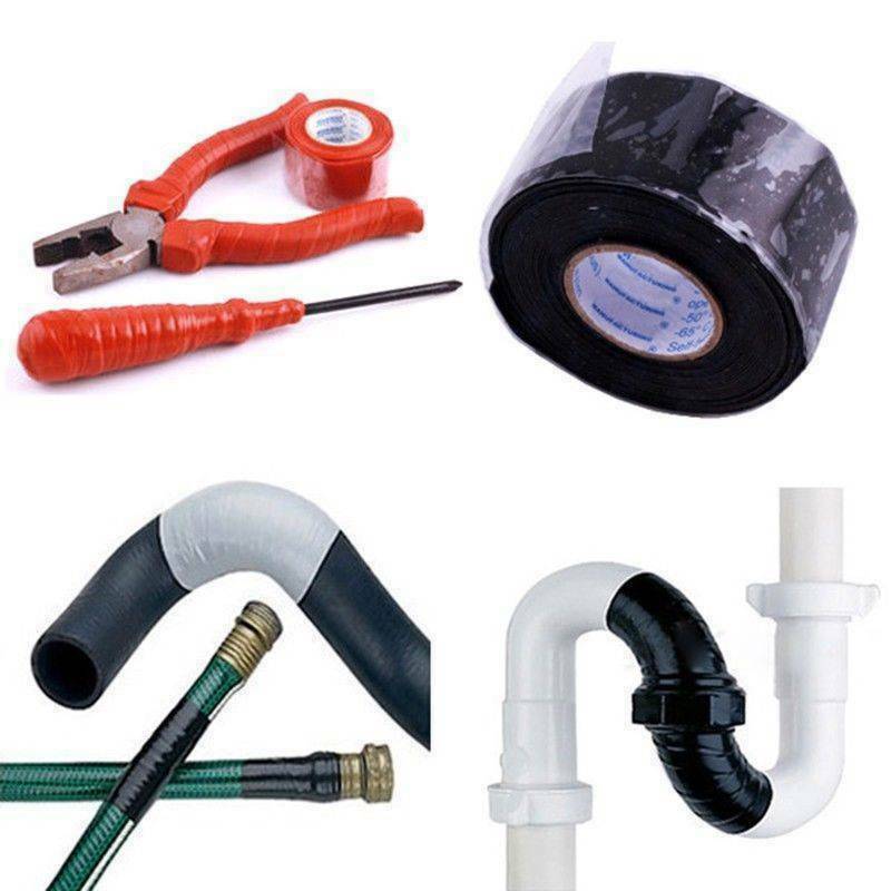 Self Fusing Wire Waterproof Silicone Rubber Bonding Rescue Repair Tape 2.5*150cm
