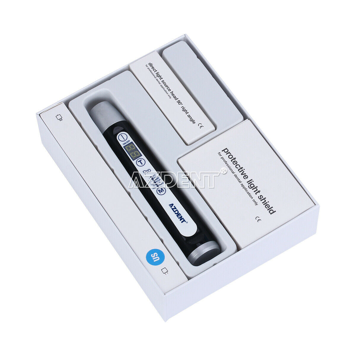 Black Dental Wireless LED PRO105 Curing Light Lamp 1 Second Curing High Power