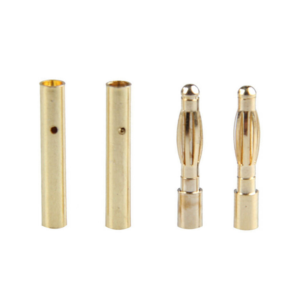 10Pairs/Set 2mm Bullet Banana Plug Wire Connector Tool for RC Battery .l8