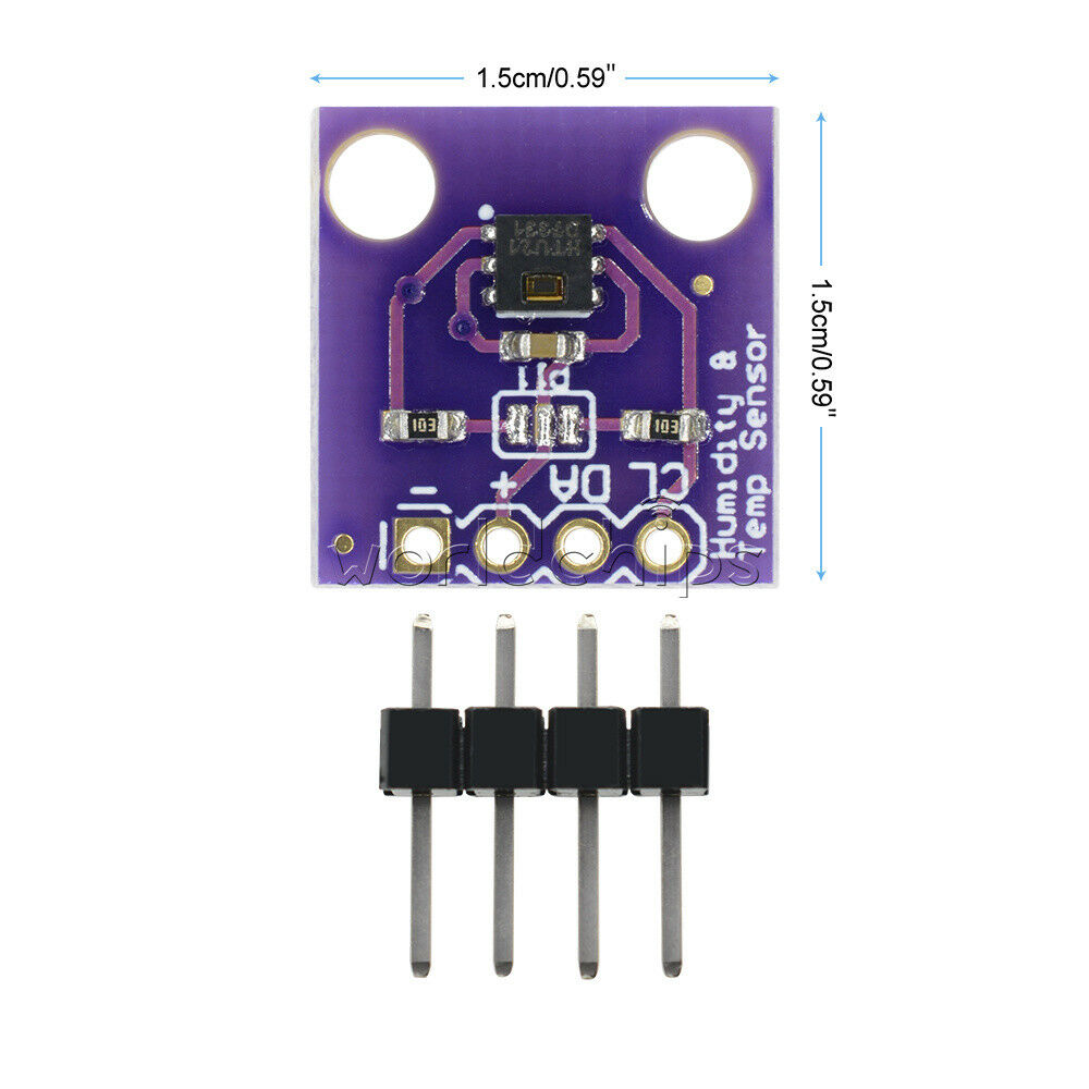 I2C IIC Temperature&Humidity Sensor GY-213V-HTU21D Replace SHT21 SI7021 HDC1080
