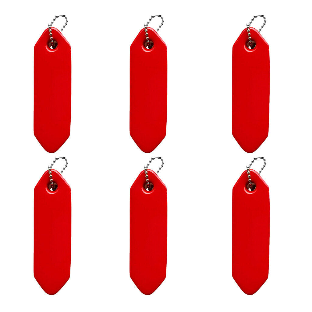 Practical Red Foam Floating Keychain Keyring Key Fob Marine Boat Key Chain
