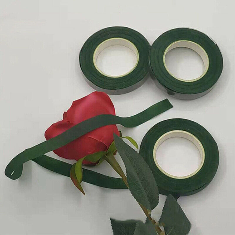 30M Self-adhesive Green Paper Tape Grafting Film Floral Stem Garland Wrea.l8