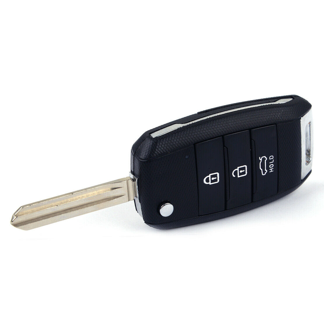 3Button Remote Key Fob Shell Case w/ Uncut Blade Fit for Kia K3 Forte Sorento An